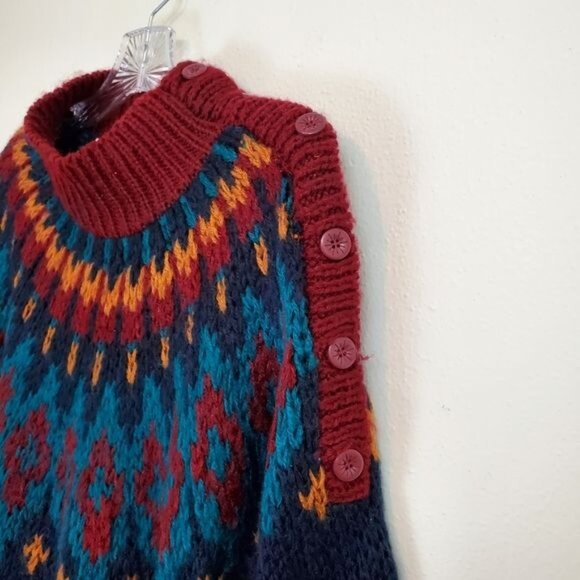 Vintage IVY handknit chunky knit oversized sweater - Picture 5 of 8